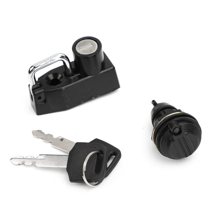 Ignition Switch Tank Cap Helemt Storage Lock Set For Yamaha XVS 125 250 650 1100