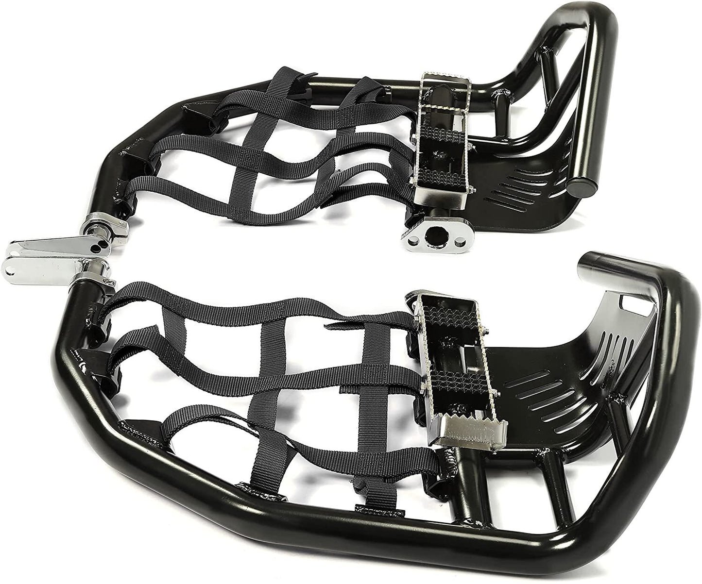 Solid Spare Nerf Bars W/ Nets Pro Peg Bars For Honda Sportrax 400 TRX 400EX 400X All Years