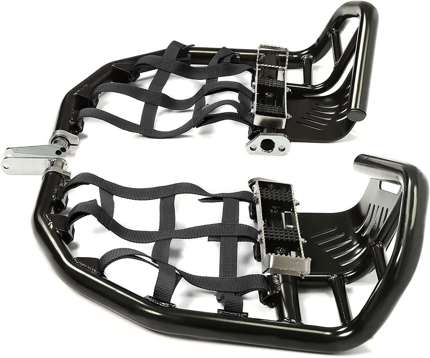 Solid Spare Nerf Bars W/ Nets Pro Peg Bars For Honda Sportrax 400 TRX 400EX 400X All Years