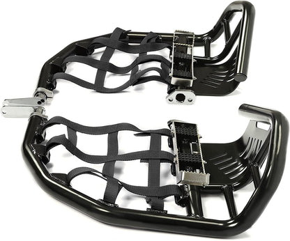 Solid Spare Nerf Bars W/ Nets Pro Peg Bars For Honda Sportrax 400 TRX 400EX 400X All Years