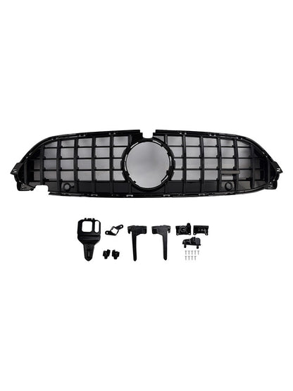Front Bumper Grille Grill Fit Mercedes-Benz CLE-Class W236 C236 2024~2026 Black