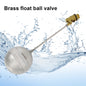 1/2" Male Thread Float Ball Valve Floating Ball Stainless Steel Water Sensor