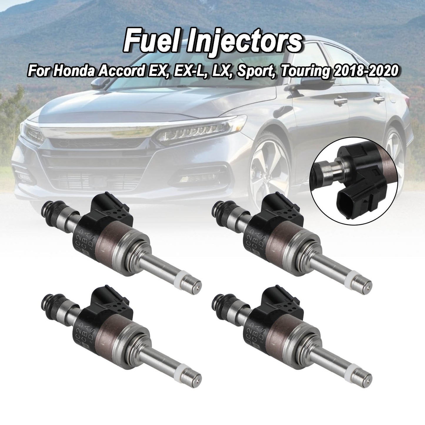 ✔4PCS Fuel Injectors 16010-5PA-305 Fit Honda Accord 2018-2020 CR-V 17-20 1.5L