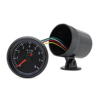 2" 52mm Universal Car Tachometer Gauge Meter with LED Shift Light 0-8000 RPM 12V
