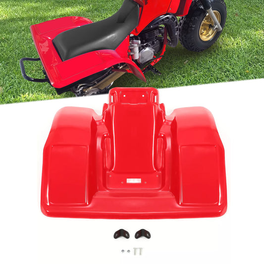 Solid Spare New For 1983-1984 Honda ATC250R 3-Wheeler ABS Plastic Kit Red Rear Fender Flare
