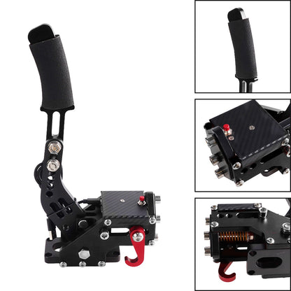 14Bit PS4/PS5 USB SIM Handbrake for Racing Games Steering Wheel Stand G29 Black.