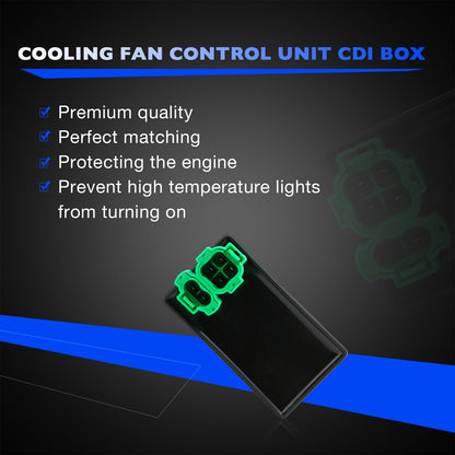 Cooling Fan Control Unit CDI Box For 1995-2004 Honda TRX400FW TRX450ES FE FM S