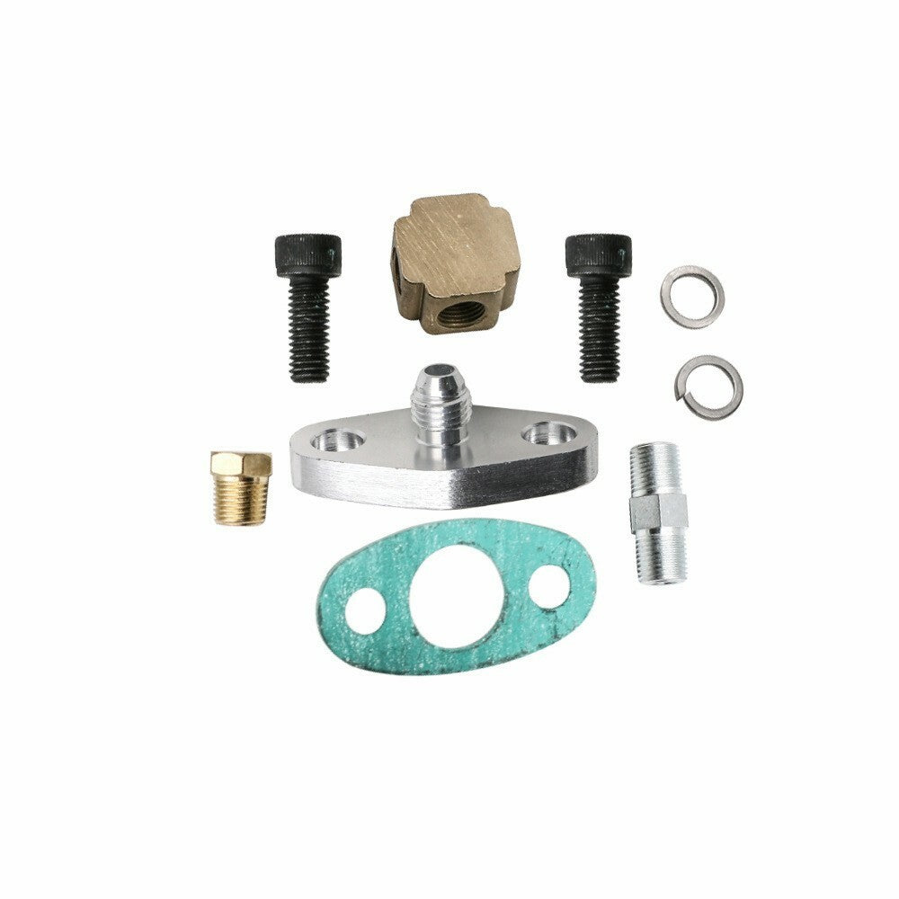 Turbo Oil Feed Line Kit T3 T4 T60 T61 T70 1/8 PNT 90 Degree 41 in.