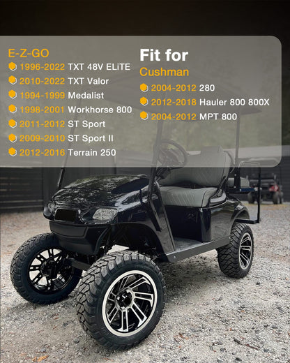73500-G01 Rear Axle w/ Brake Drum For 1996-2022 EZGO Golf Cart TXT 48V Valor ST