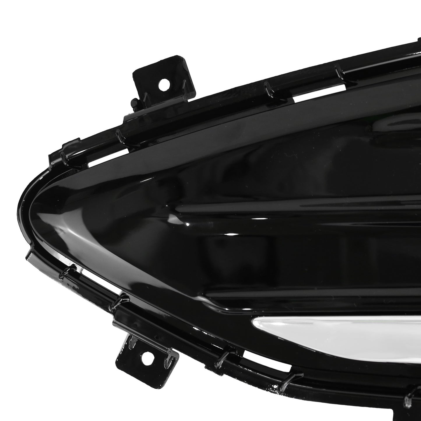 2Pcs Fog Light Cover For 2019-2024 Ford Edge Front Bumper Chrome Trim w/Bezel