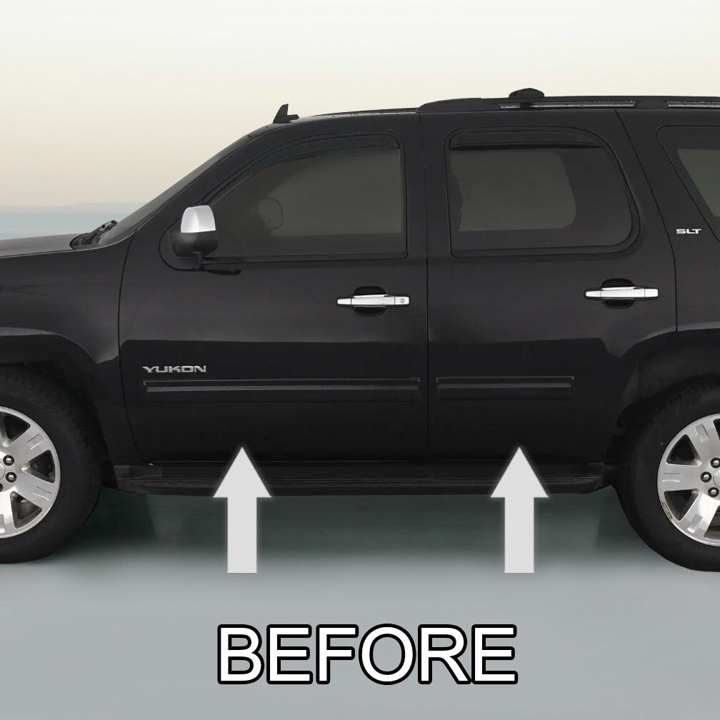 CHROME SIDE DOOR TRIM ROCKER PANEL MOLDING For GMC YUKON / YUKON XL 07-14