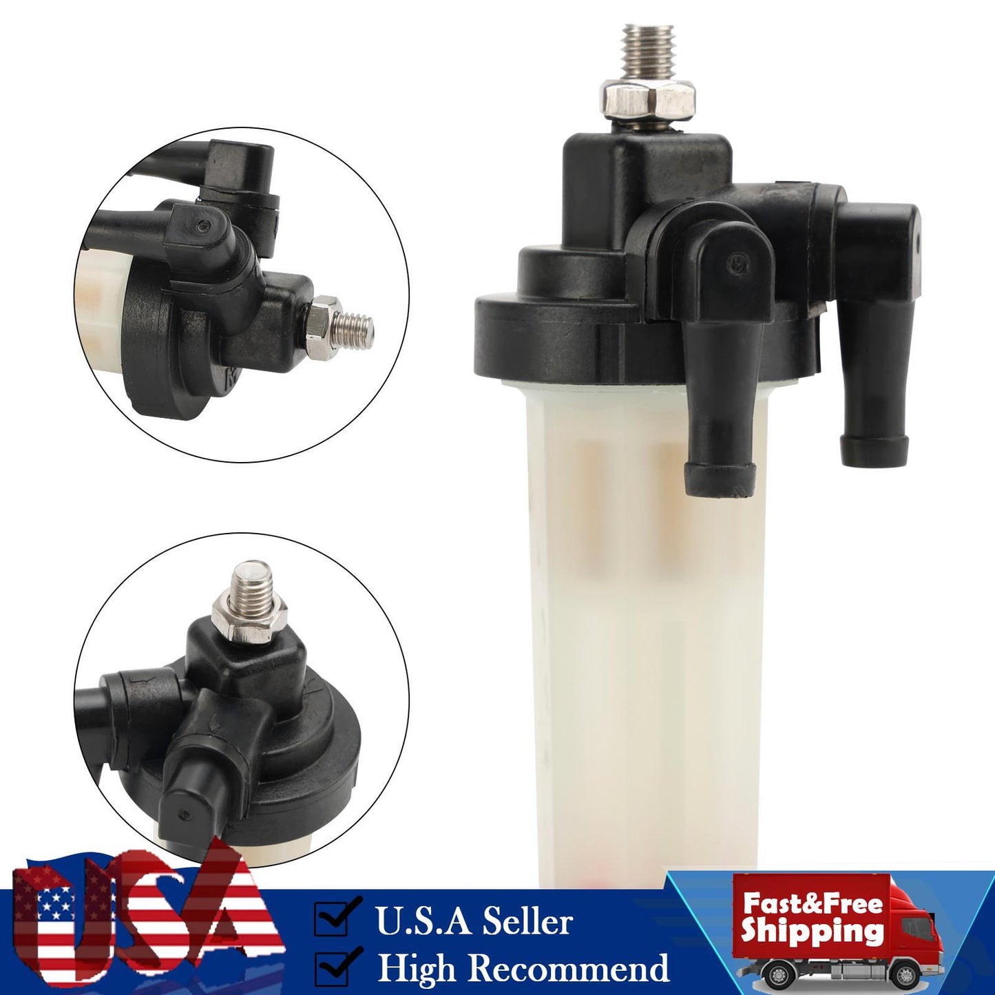 Fuel Filter for Yamaha 4-strokes 80HP 90HP 100HP 115HP 68V-24560-00 68V-24563-00