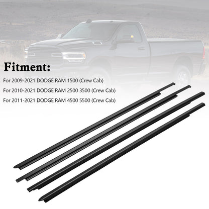 Weatherstrip Window Seal Belt For Dodge Ram 1500 2500 3500 4500 5500 2009-2021 A