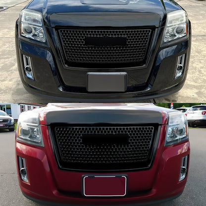 Gloss Black Front Bumper Upper Grille For GMC Terrain Denali 2010-2015