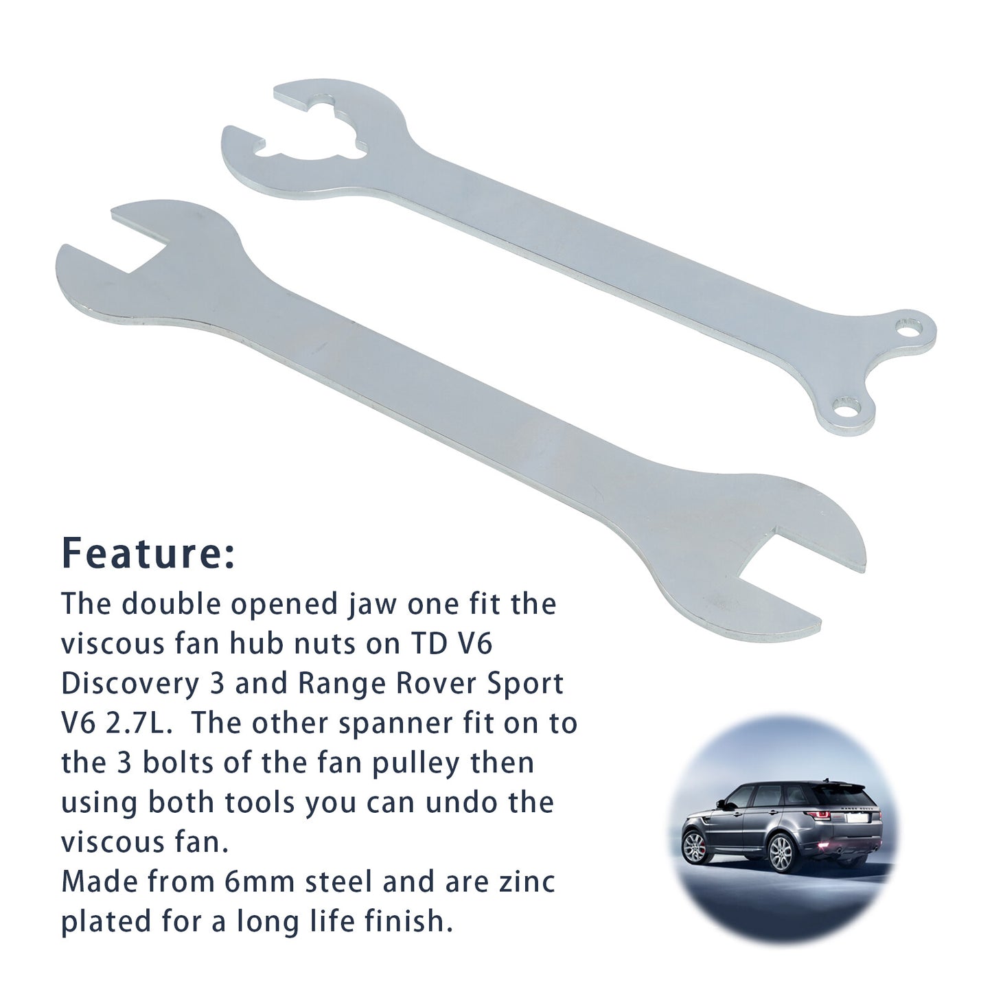 Viscous Fan Tool Spanner Fit Land Rover Range Rover Sport & TD V6 Discovery 3.