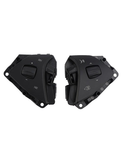 Left+Right Steering Wheel Audio Voice Control Button For Tesla Model S X 16-20