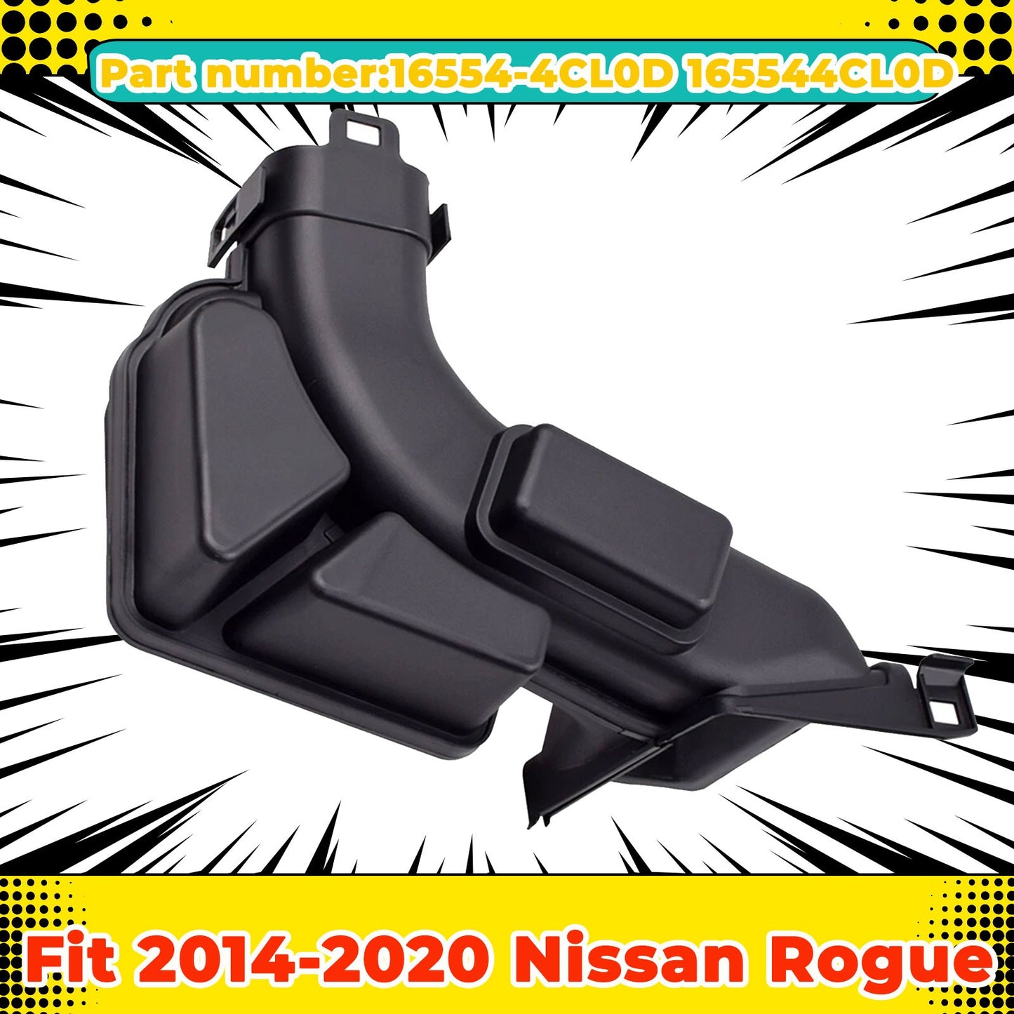 1 Pc Air Intake Duct Replacement Fit for 2014-2020 Nissan Rogue S 2.5L L4 14-20