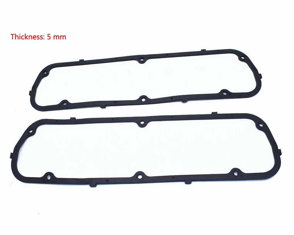 For SB Ford 260 289 302 347 351W SBF Steel Core Rubber Valve Cover Gaskets