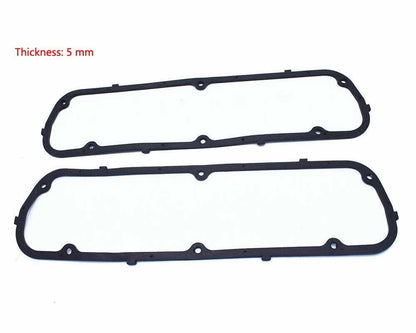 For SB Ford 260 289 302 347 351W SBF Steel Core Rubber Valve Cover Gaskets