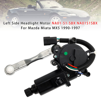 Left Side Headlight Motor NA01-51-SBX NA0151SBX For Mazda Miata MX5 1990-1997
