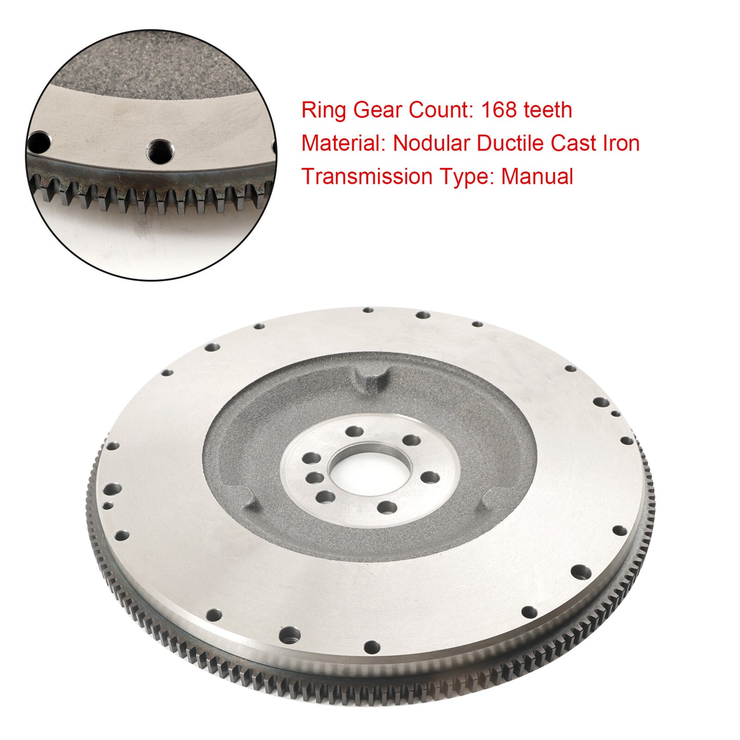 Small Block 168-Tooth Flywheel Fit GM Fit Chevy 4.8 5.3 6.0L GEN III IV LS SWAP
