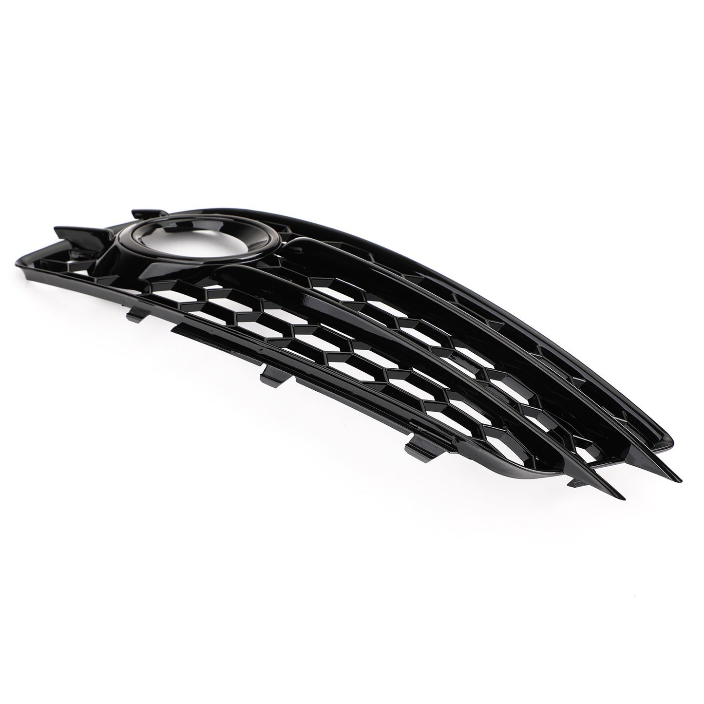 Black Honeycomb Style Fog Light Grill Bumper For Audi A4 S-LINE S4 2008-2012