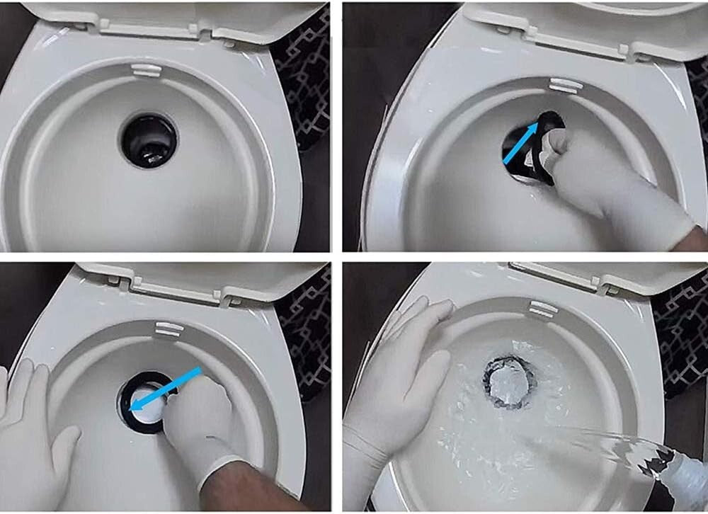 2PCS Replacement Toilet Flush Ball Seal For Dometic 300 310 320 RV 385311658