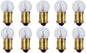 Solid Spare 10x 57 Light Bulb Miniature Gauge Cluster Instrument Panel 12v G-4.5 BA9S