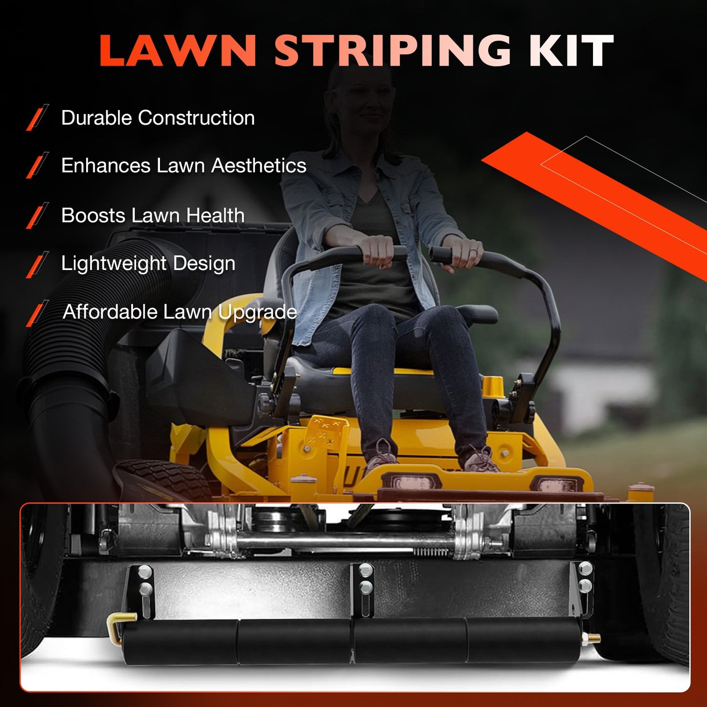 42" 50" 54" Lawn Striping Kit For Cub Cadet ZT1 Ultima Zero-Turn Mower 19A70060