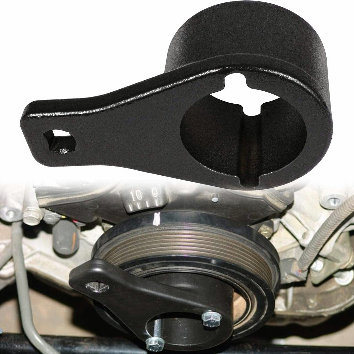 For Lexus Toyota Harmonic Damper Pulley Holding Tool Set Crankshaft Crank Holder