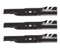 Solid Spare (3) G5 Gator Blades for 44" Snapper Simplicity 16 1/8" 1704856 17027774SM 355Z
