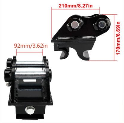 Quick Hitch Coupler Attachments For Mini Excavators Excavator Attachment