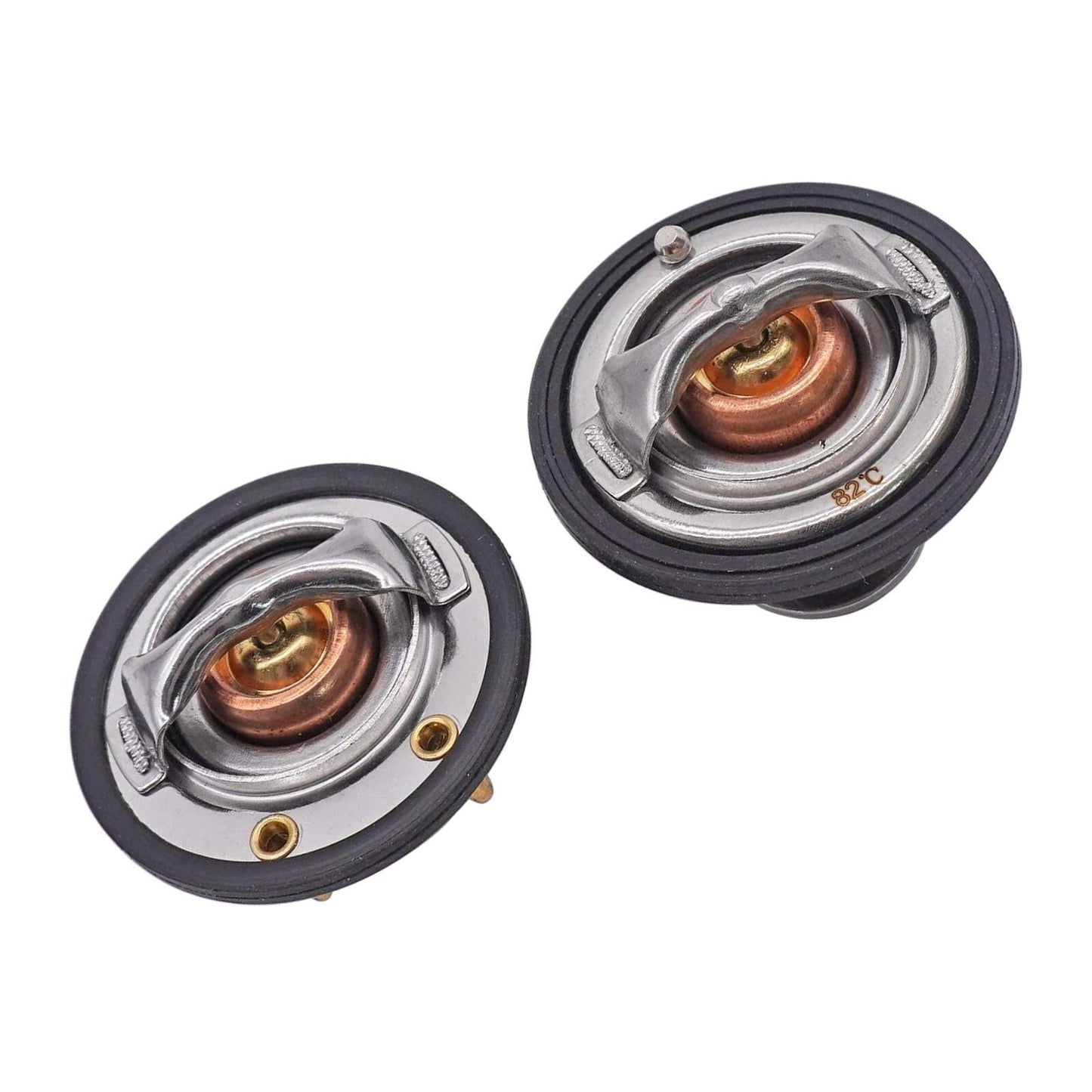 185 & 180 Degree Thermostat Front & Rear Kit Pair for GM Pickup Duramax