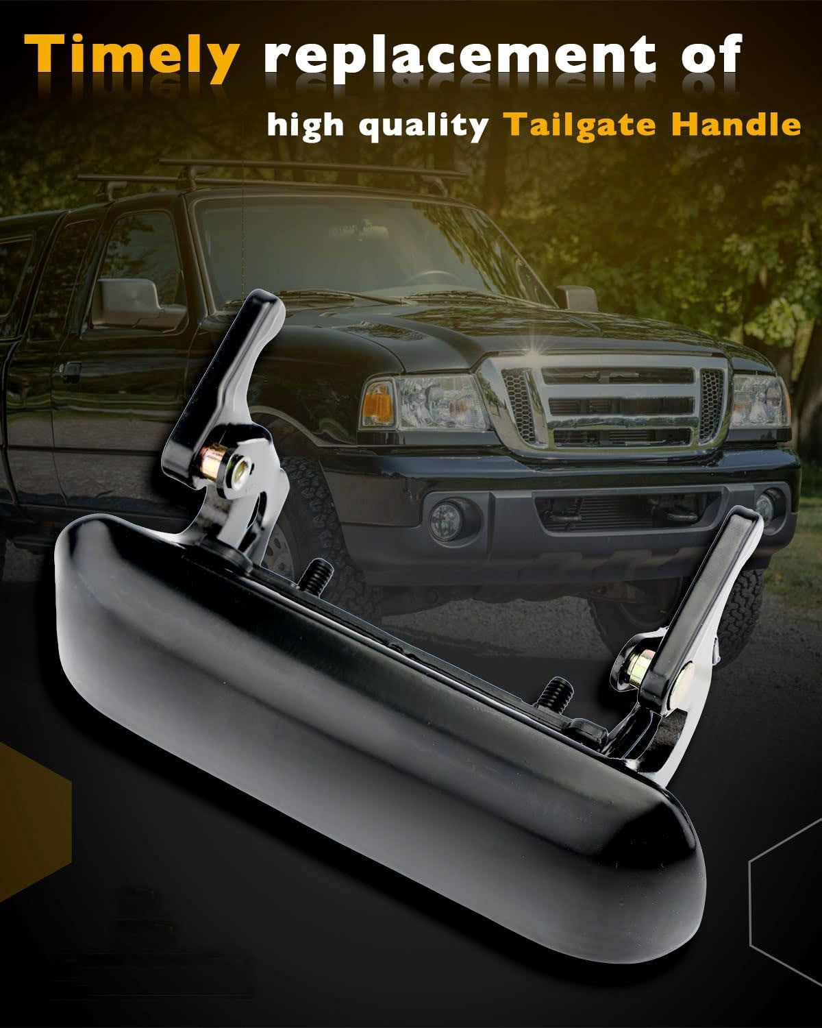 FO1915109 Metal Tailgate Liftgate Latch Handle For 98-11 Ford Ranger Mazda B2300