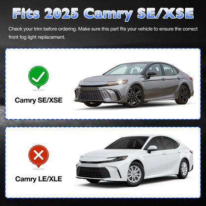 LED Daytime Running Light Fog Lamp Turn Signal For 2025 Toyota Camry SE XSE