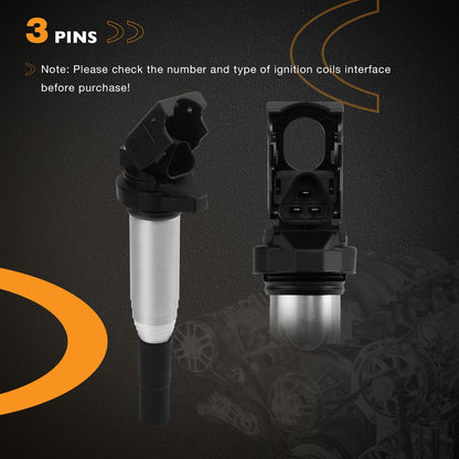 4X UF598 Ignition Coil Pack For 2007-2016 Mini Cooper Countryman Paceman 1.6L L4