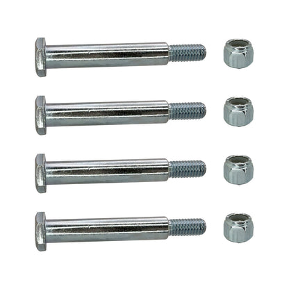 (4) Deck Wheel Bolts with Lock Nuts for Cub Cadet, Husqvarna - 137644, 738-3056