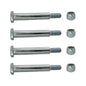 (4) Deck Wheel Bolts with Lock Nuts for Cub Cadet, Husqvarna - 137644, 738-3056