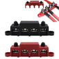 Power Distribution Block 12V 250A Bus Bar 4 x 5/16" Stud Marine, 6 x #8 Screws