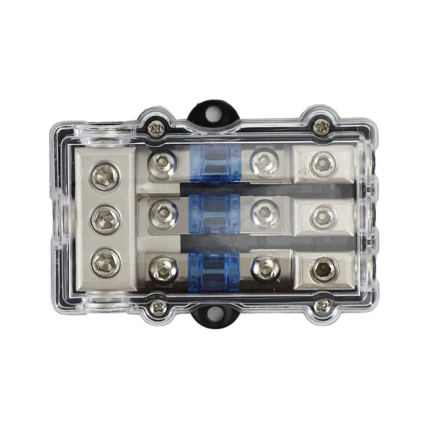 3Way Car Mini ANL Blade Fuse Holder Stereo Audio Power Distribution Block 60 Amp