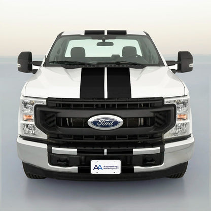 DUAL 8" VINYL RALLY STRIPES RACING STRIPE FULL TRUCK + BONUS For FORD F250 F-250