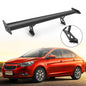Adjust 53" No Drilling GT Rear Truck Wing Racingpoiler Aluminum Universal BLK