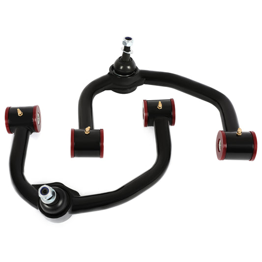 Solid Spare 0-4" Lift Front Upper Control Arms For Ford F150 2004-2022 Powder Coated LH+RH