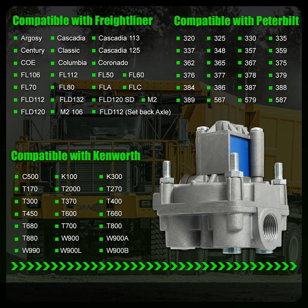 ABS Trailer Modulator Relay Valve Assy For Wabco 4721950330 Meritor S4721950330