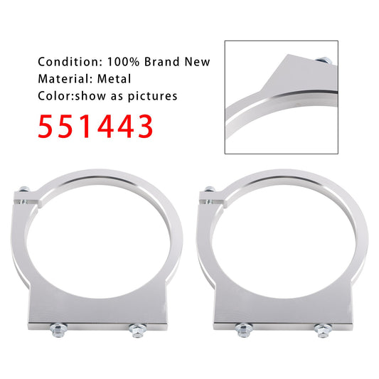 2 Pack 2lb Nitrous Bottle Bracket 2.5 4-3/8" Bottle Diameter Tank Mount