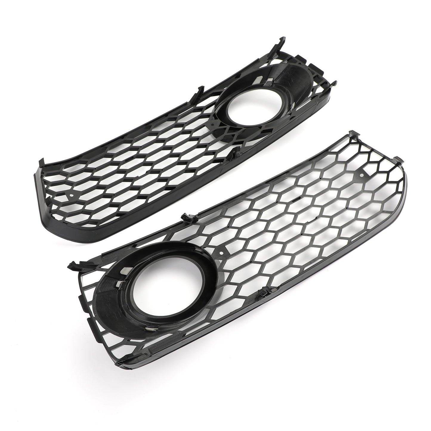 2pcs Fog Light Grill Grille Black Trim For Audi A5 S-Line S5 B8 RS5 2008-2012