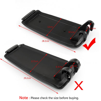PU Leather Center Console Armrest Cover Lid For Audi A4 S4 A6 2000-2008 Black 03