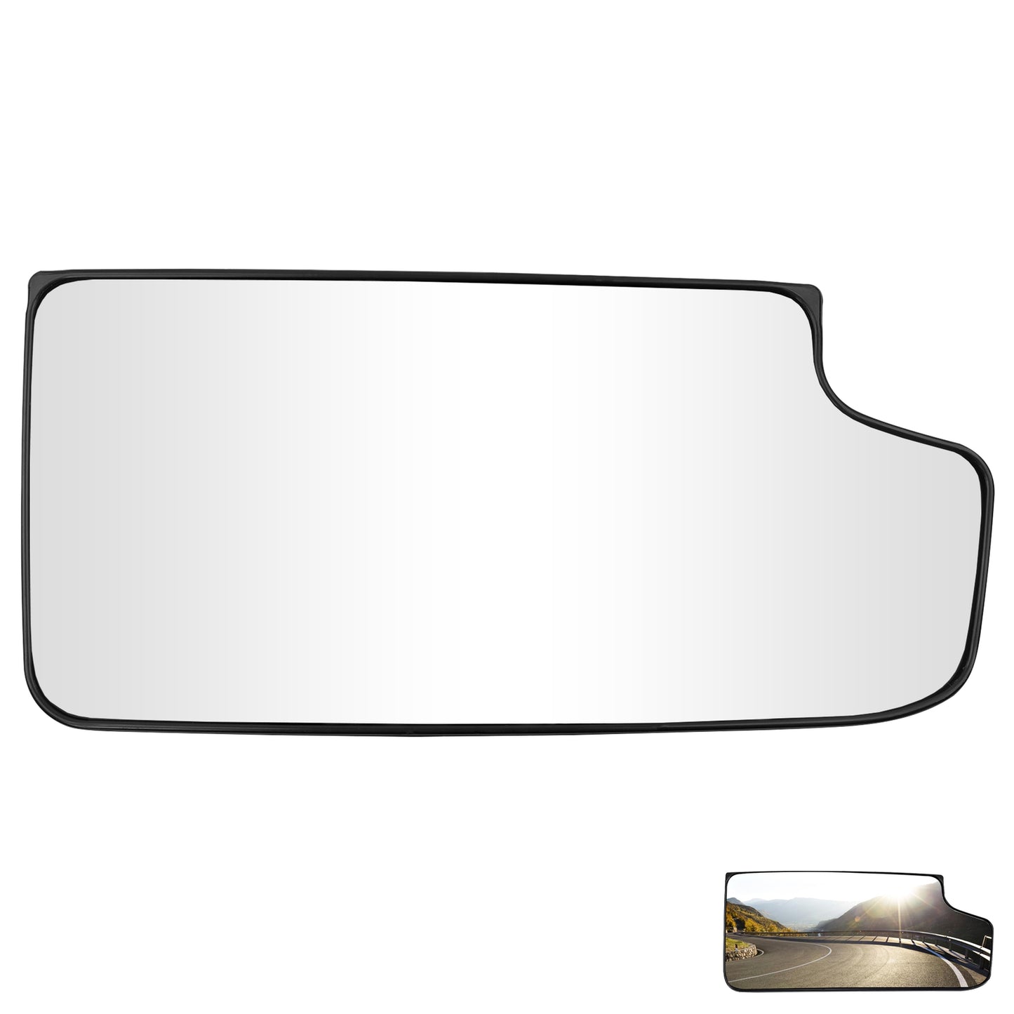 Passenger Right Side Lower Mirror Glasses For 14-17 Chevy Silverado GMC 23444113