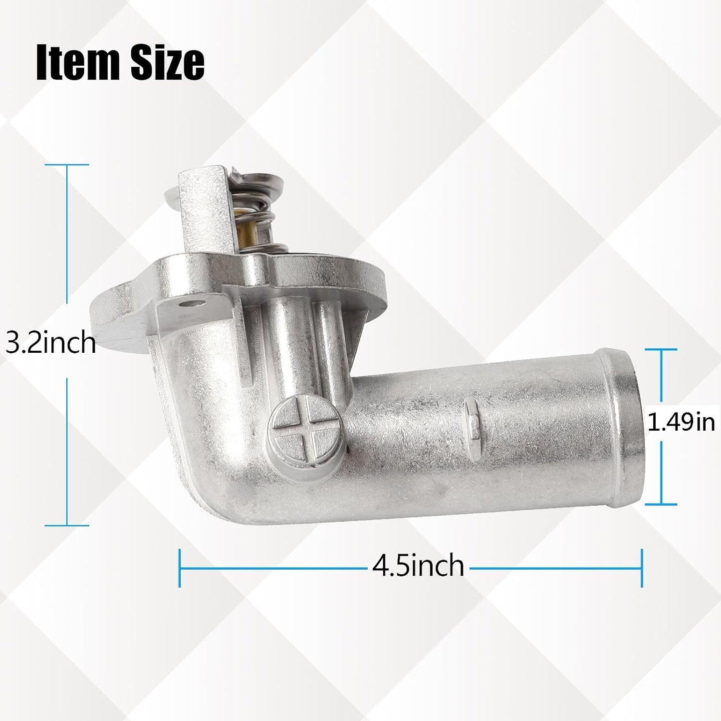 Aluminum Thermostat Housing for 2011-2015 Dodge Durango Jeep Grand Cherokee 3.6L