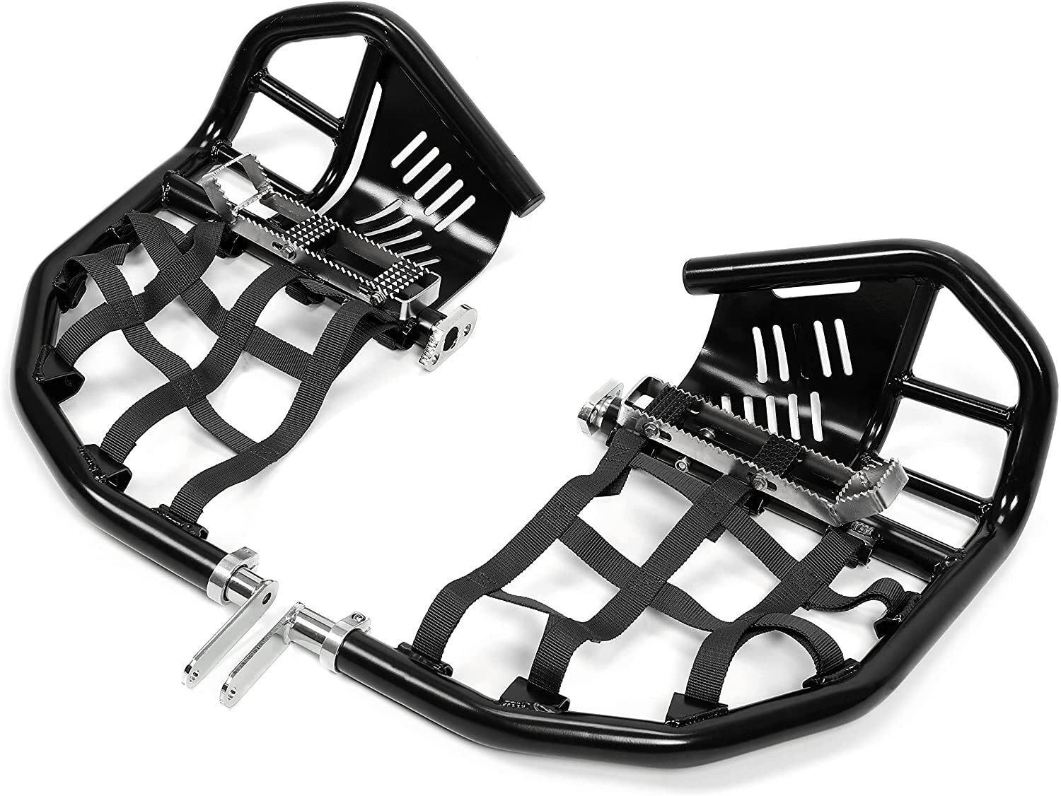 Solid Spare Nerf Bars W/ Nets Pro Peg Bars For Honda Sportrax 400 TRX 400EX 400X All Years